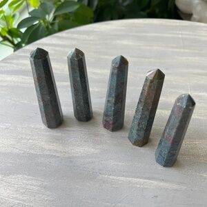 Ruby with Blue Kyanite Tower